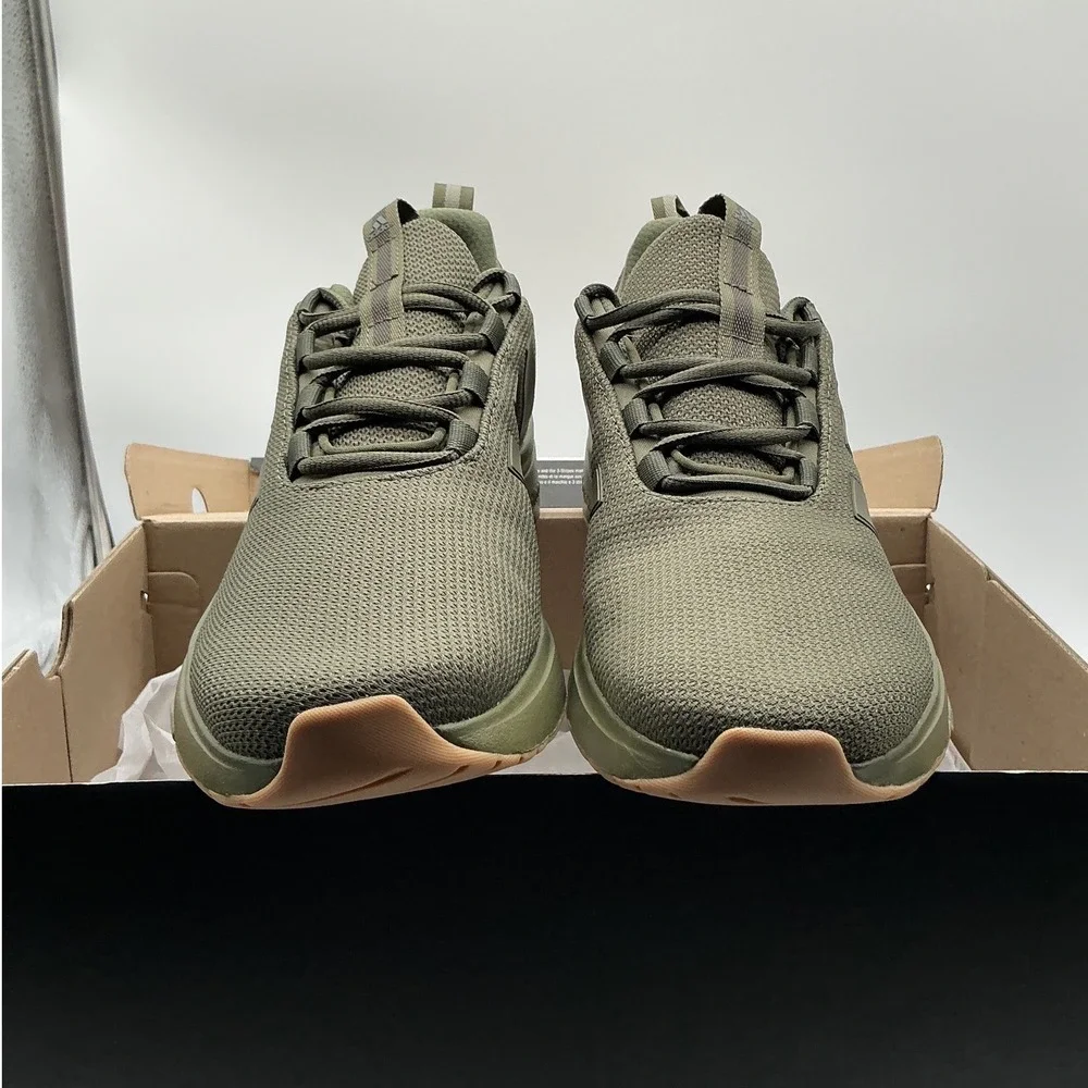 Adidas Racer‎ TR23 Mens Sneakers Olive Green Gum Sole Cloudfoam IH2530 Size 10.5